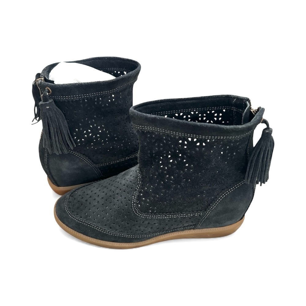 💙Isabel Marant Blue Perforated Ankle Boots